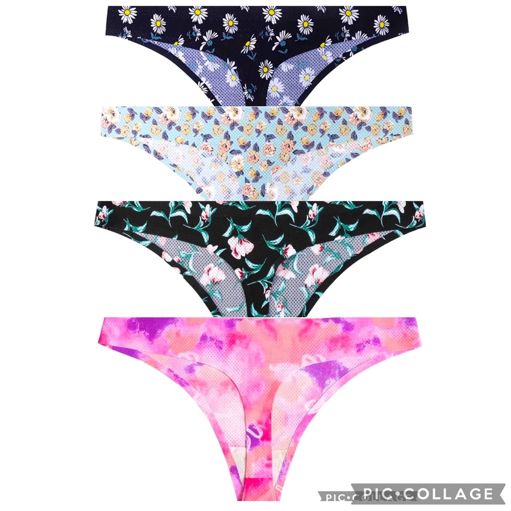 💝Seamless No Show Thongs for Women - Pack of 4